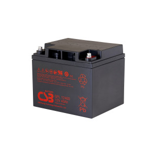 Akumulators 12V 40Ah CSB GPL 12400 AGM | Elektriķis