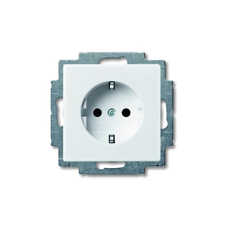 Rozete 1-v z/a ar zemējumu ABB Basic55 250V 16A IP20 | Elektriķis