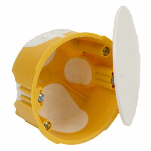 Montāžas kārba reģipsim 68/45 mm IP30 ar gumijas ievadi | Elektriķis
