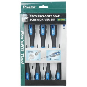 Skrūvgriežu komplekts Pro-Soft TR (7 gab.) SD-2302 Pro'sKit | Elektriķis