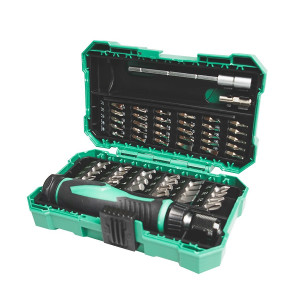 Skrūvgriežu un uzgaļu komplekts 57 gab SD-9857M Pro'sKit | Elektriķis