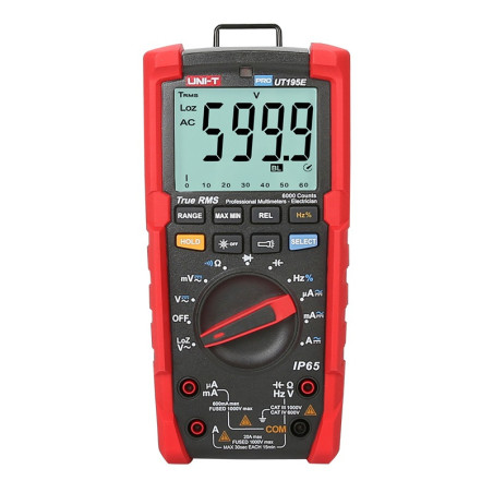 Multimetrs UT195E ar IP65, 1000 V, 20 A | Elektriķis