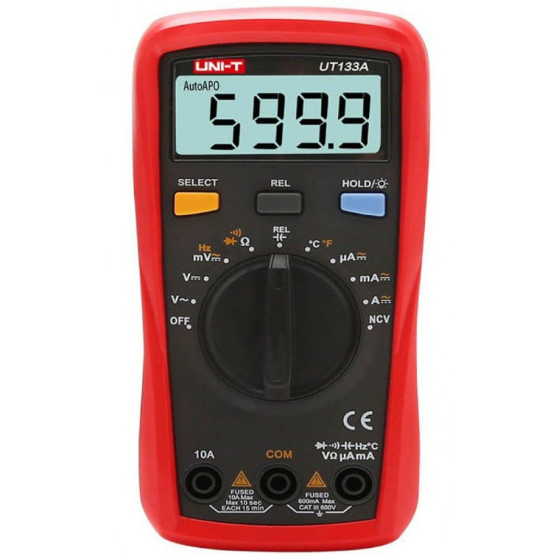 Digitālais multimetrs UT133A ar LCD, -40÷1000°C | Elektriķis