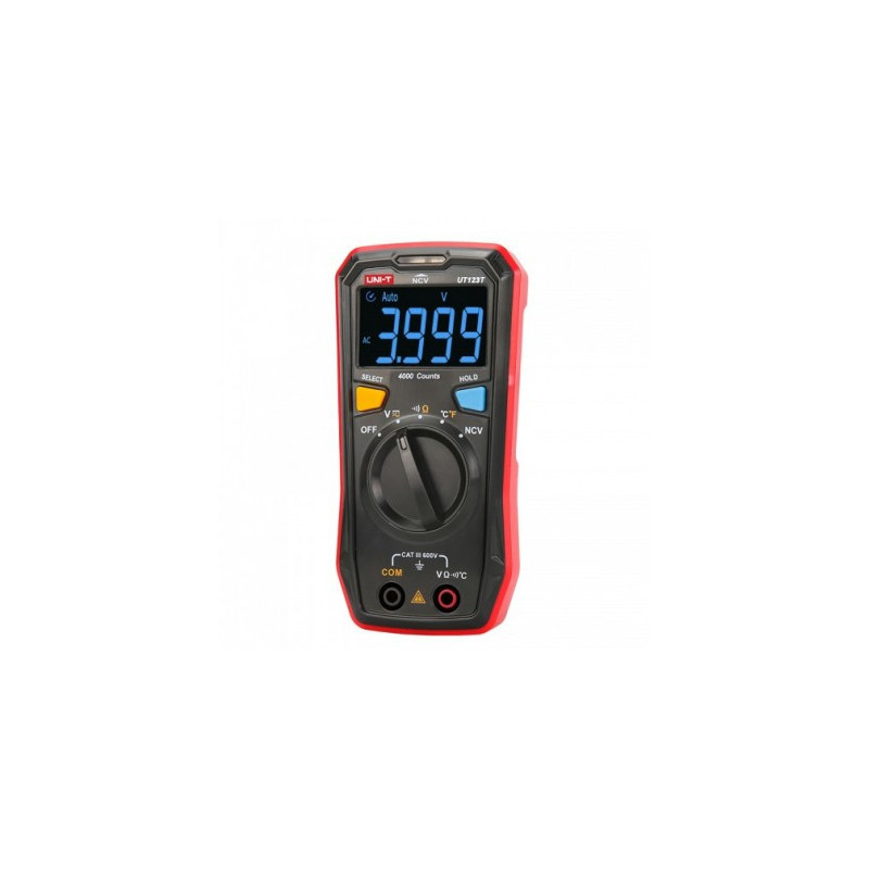 Multimetrs UT123/UT123T AC/DC 600V, NCV, mājsaimniecībām | Elektriķis