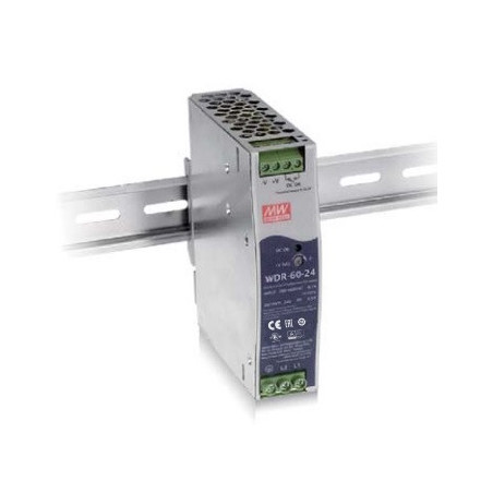 Power supply MEAN WELL 24V 2.5A 60W DIN rail
