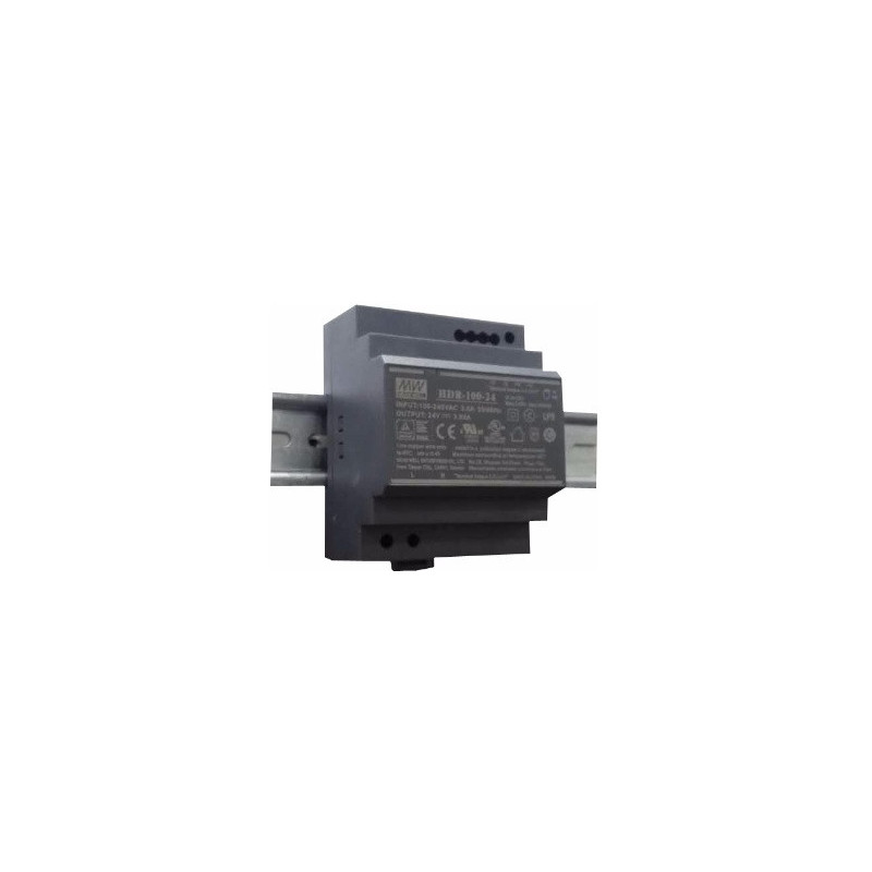 Impulsu barošanas bloks 24V 4.2A Mean Well 70x90x54.5mm | Elektriķis