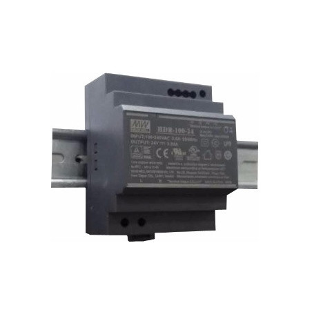 Impulsu barošanas bloks 24V 4.2A Mean Well 70x90x54.5mm | Elektriķis