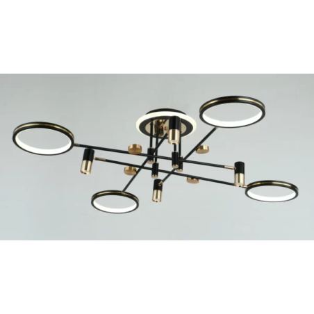 Griestu LED lustra BALTIK GAISMA 80W x2 dimmējama 120x28 cm | Elektriķis
