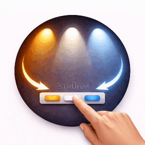 Lineāra lampa LED MANUEL 10W CCT ar krāsu temperatūru | Elektriķis