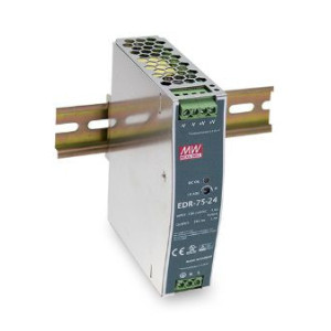 Impulsu barošanas bloks 48V 1.6A MEAN WELL uz DIN sliedes | Elektriķis