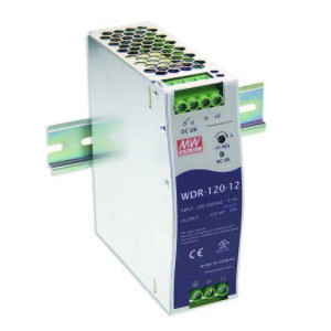 Impulsu barošanas bloks Mean Well 12V 10A DIN sliedei | Elektriķis