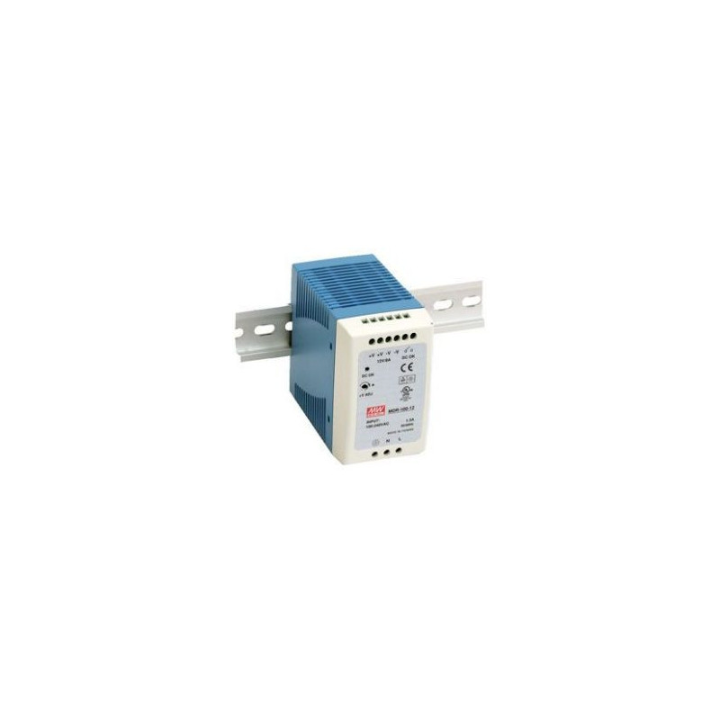 Impulsu barošanas bloks Mean Well 24V 4A 96W DIN | Elektriķis