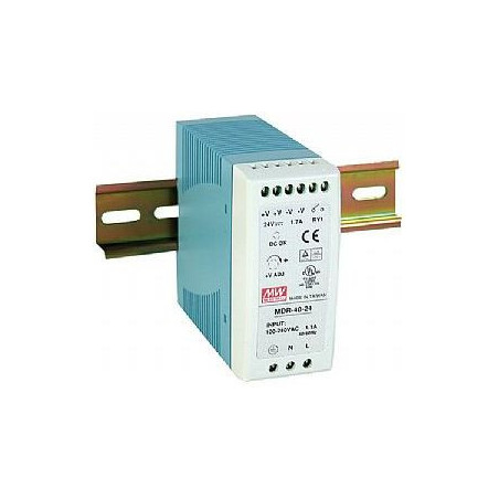 Impulsu barošanas bloks MEAN WELL MDR-40-48 48V 0.83A 40W | Elektriķis