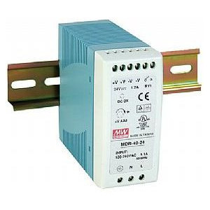 Impulsu barošanas bloks Mean Well 24V 1.7A 40W DIN | Elektriķis