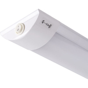 Lineāra lampa FLATER LED 20W NW ar slēdzi | Elektriķis