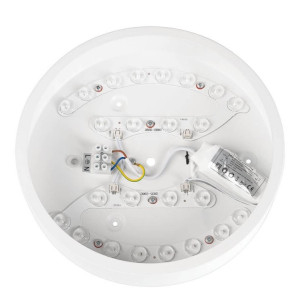 LED griestu lampa 18W 3000K balts korpuss 250x80 mm | Elektriķis