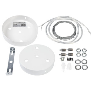 Piekaramā lampa Optonica OT2-A2 balta plastmasas | Elektriķis