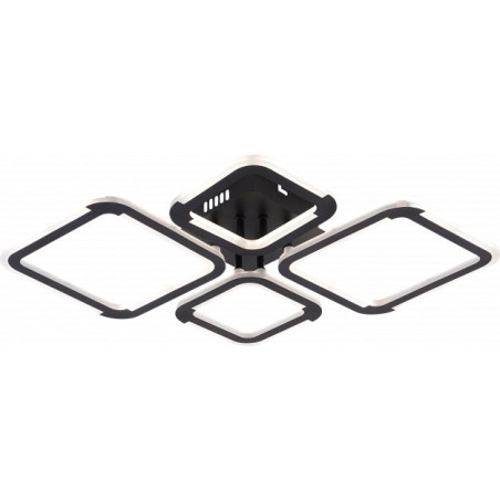 LED griestu lampa 50W, 3000-6000K, IP20, melna | Elektriķis
