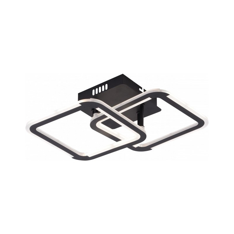 LED griestu lampa PD30-A3 30W regulējama, melna, CCT | Elektriķis