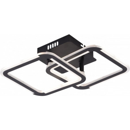 LED griestu lampa PD30-A3 30W regulējama, melna, CCT | Elektriķis