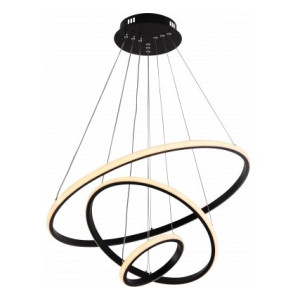 LED griestu lampa Optonica PD78-A3 78W, IP20, melna | Elektriķis