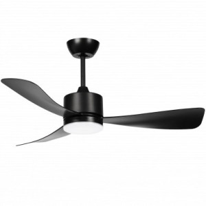 LED griestu ventilators ar gaismu 18W 3CCT melns ar tālvadību | Elektriķis