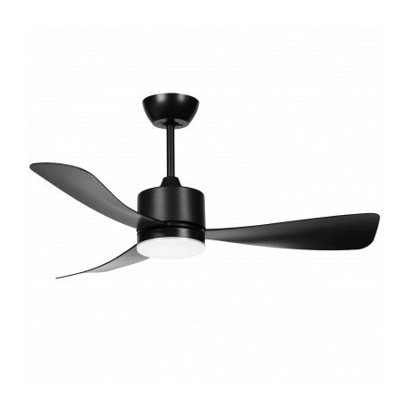LED griestu ventilators ar gaismu 18W 3CCT melns ar tālvadību | Elektriķis