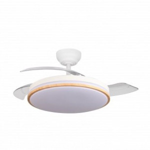 LED ventilators griestam 30W 3CCT balts/koksne ar tālvadību | Elektriķis
