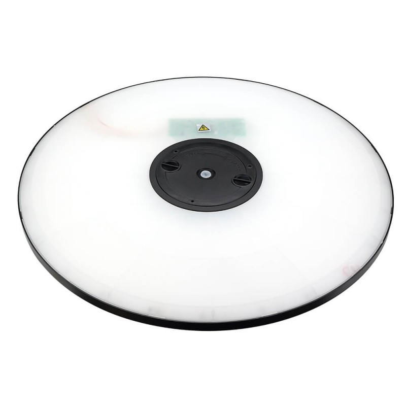 LED griestu gaismeklis 32W CCT RGB melns korpuss | Elektriķis