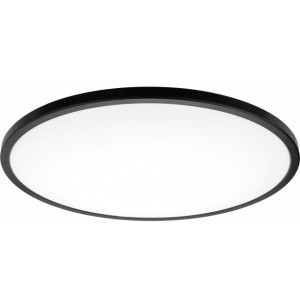 LED griestu gaismeklis 32W CCT RGB melns korpuss | Elektriķis
