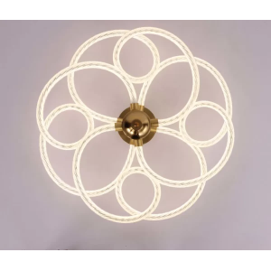 Gaismeklis LED lustra BALTIK GAISMA, 168W, 4000K, 13104lm, 58 x 23 cm