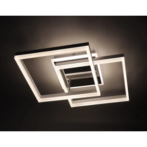 Griestu LED lustra BALTIK GAISMA, 92 W, 2700 - 6400 K, 4800 - 7360 lm, 48 x 48 x 13 cm, ar tālvadības pulti